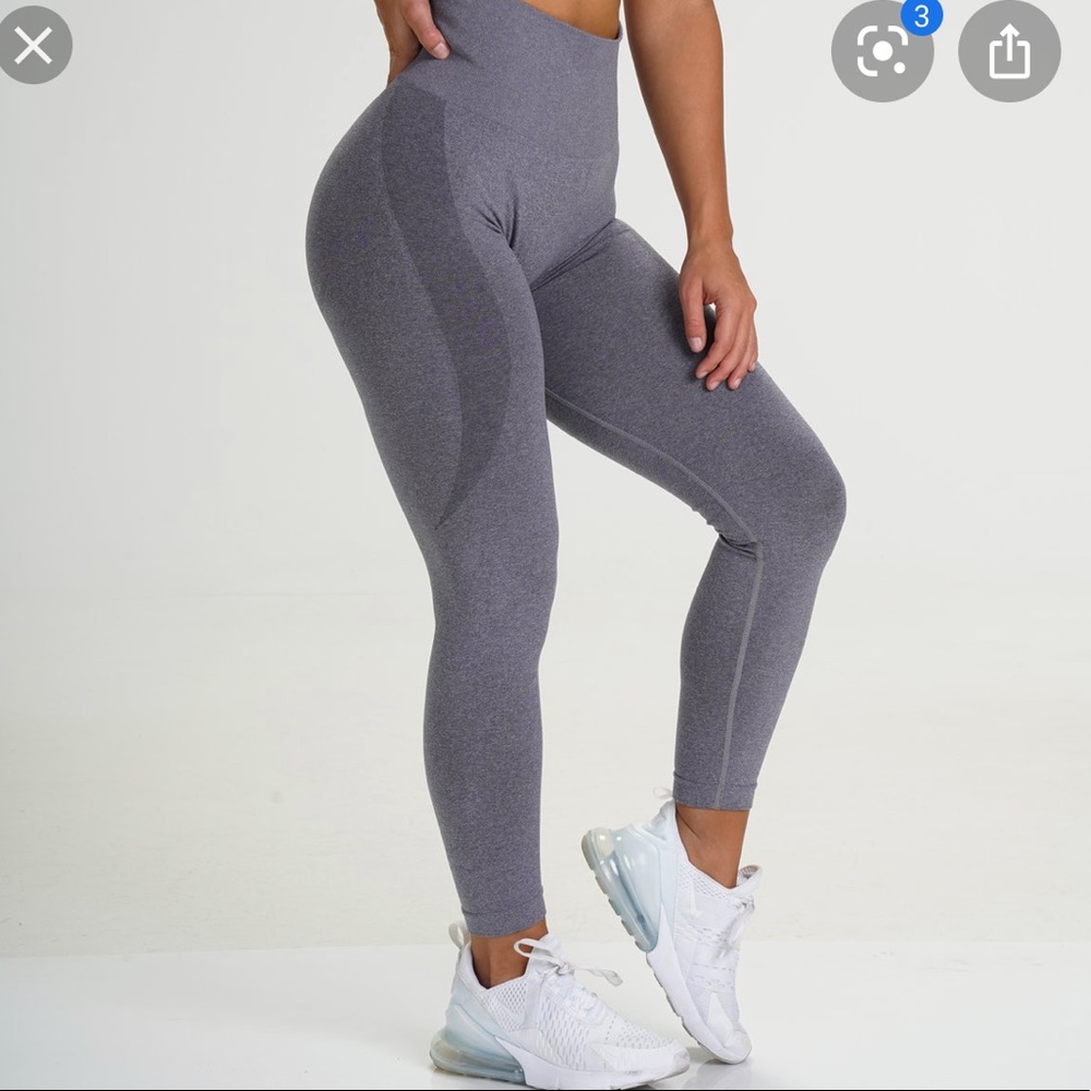 NVGTN grey contour seamless leggings